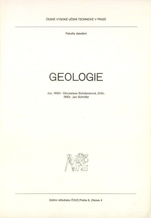 Geologie: určeno pro stud. fak. stavební