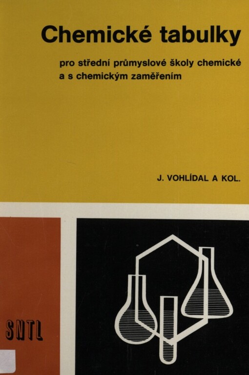 Chemické tabulky pro střední průmyslové školy chemické a s chemickým zaměřením