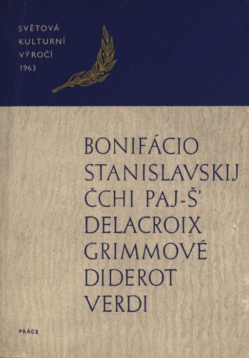 Světová kulturní výročí ... :[Sborník]