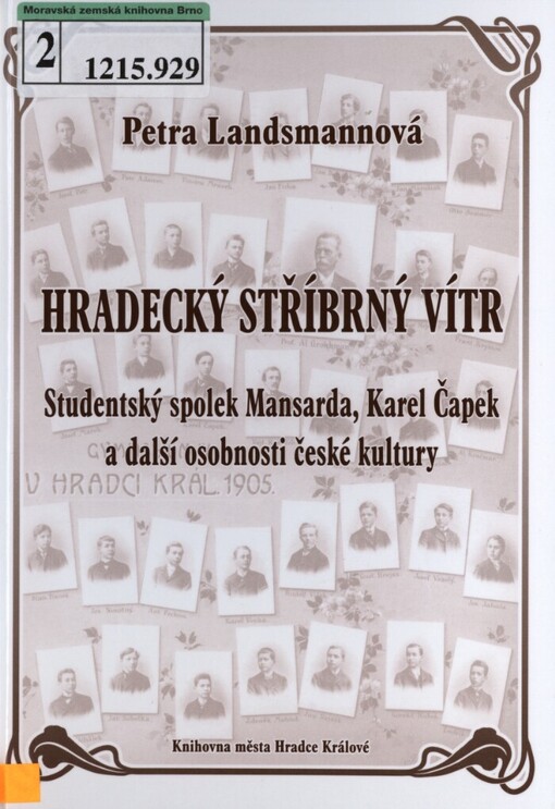 Hradecký stříbrný vítr: studentský spolek Mansarda, Karel Čapek a další osobnosti české kultury