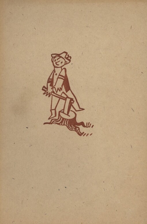 Do práce nám slunce svítí :Dětské verše o dříví