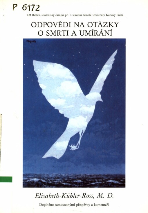 Odpovědi na otázky o smrti a umírání: etický manuál pro mediky, lékaře a sestry