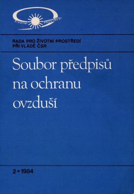 Soubor předpisů na ochranu ovzduší