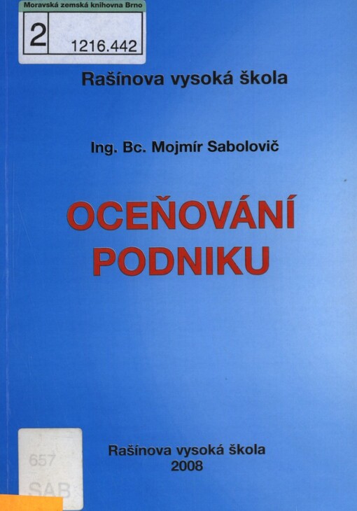 Oceňování podniku