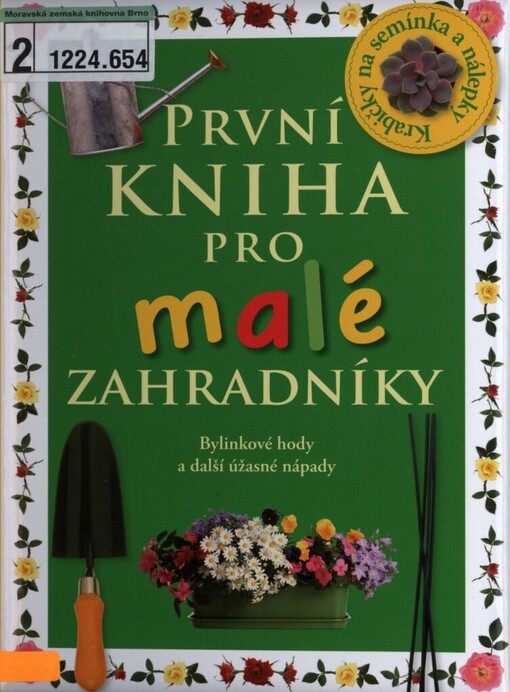 První kniha pro malé zahradníky