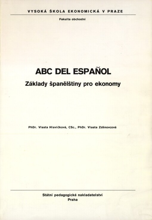 ABC del español: základy španělštiny pro ekonomy