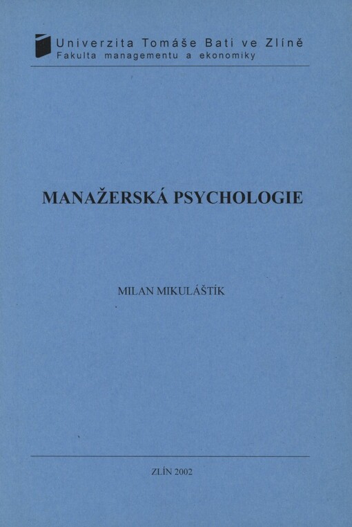 Manažerská psychologie