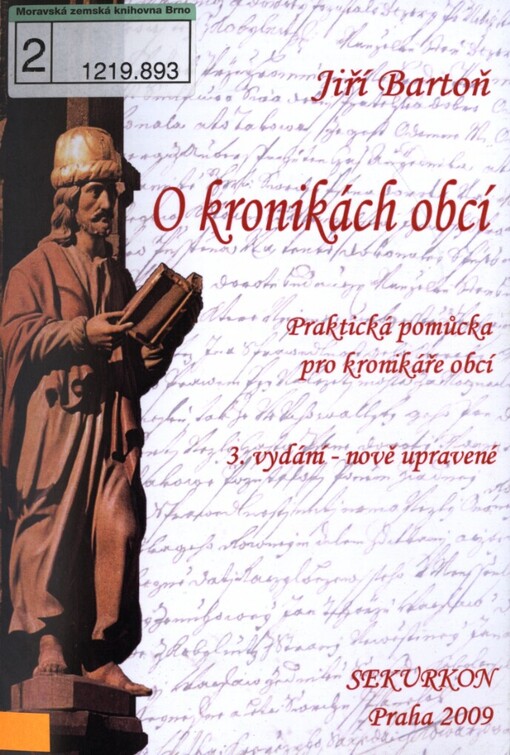 O kronikách obcí: praktická pomůcka pro kronikáře obcí