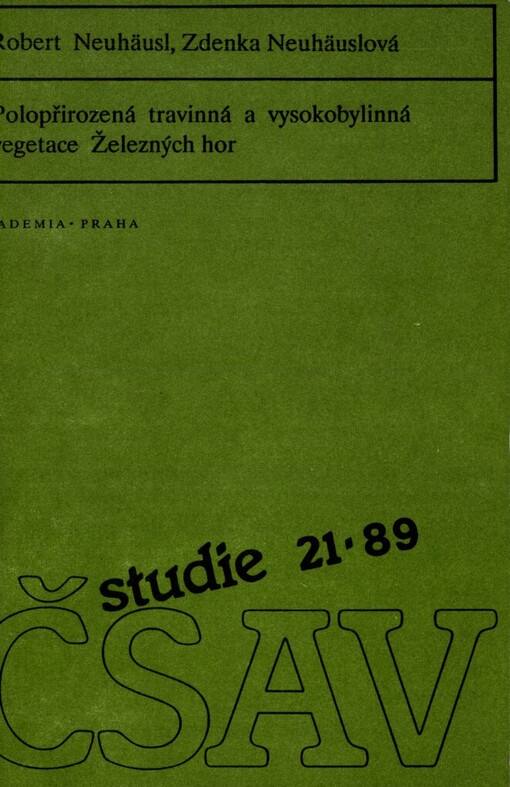 Polopřirozená travinná a vysokobylinná vegetace Železných hor