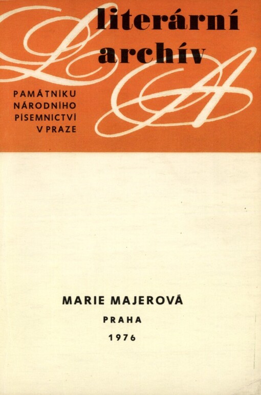 Marie Majerová (1882-1967) : literární pozůstalost