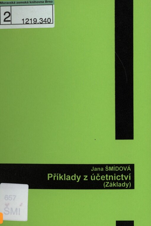 Příklady z účetnictví: (základy)