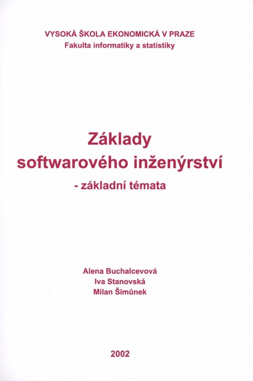 Základy softwarového inženýrství - základní témata