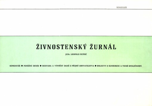 Živnostenský žurnál