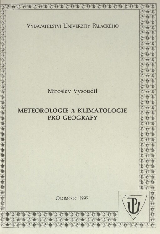 Meteorologie a klimatologie pro geografy