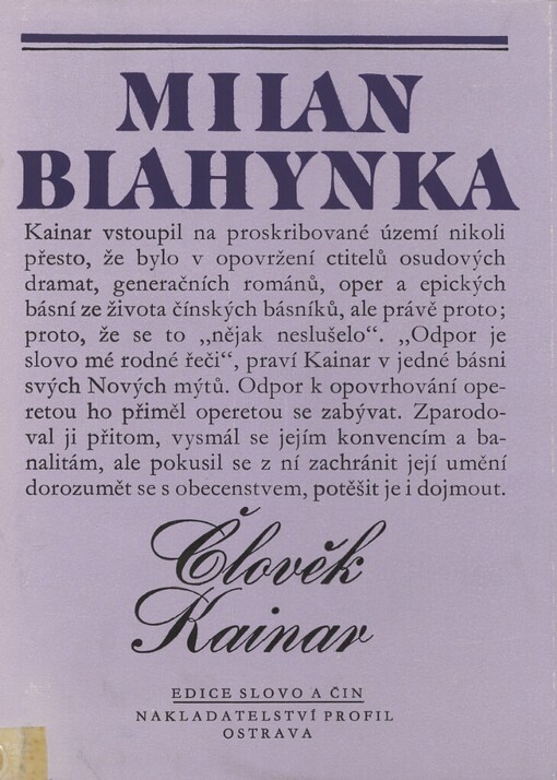 Člověk Kainar