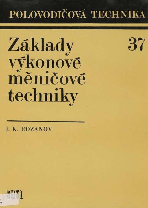 Základy výkonové měničové techniky