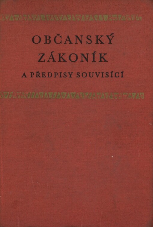 Občanský zákoník a předpisy souvisící