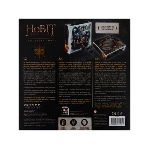 Hobbit, společenská hra 201 x 201 x 50 mm