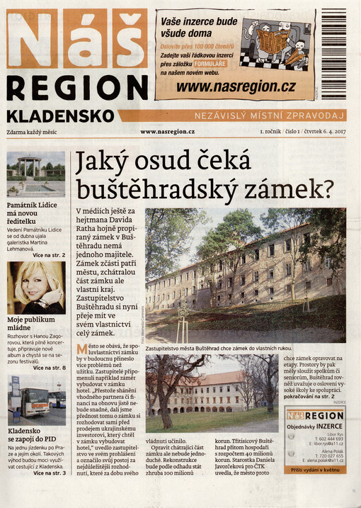 Náš region : nezávislý místní zpravodaj. Kladensko