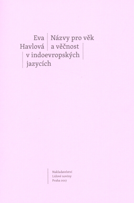 Názvy pro věk a věčnost v indoevropských jazycích