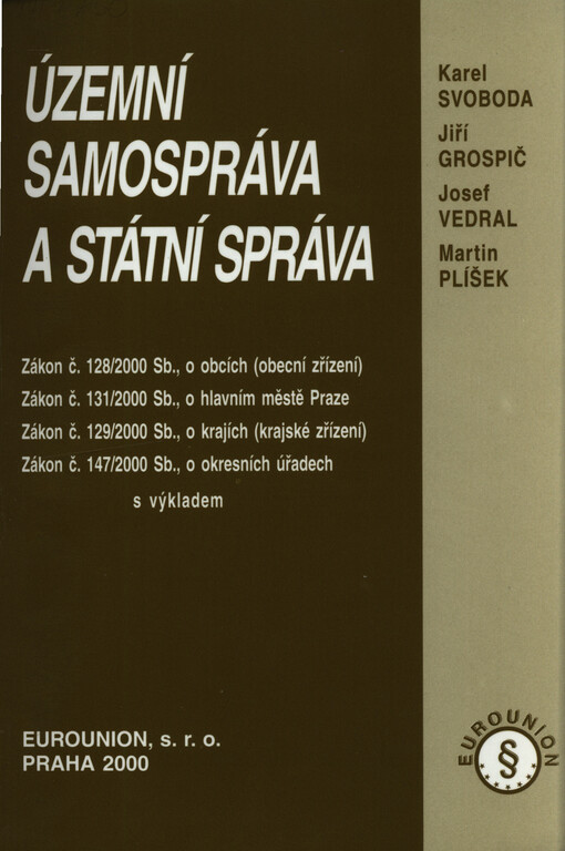 Územní samospráva a státní správa