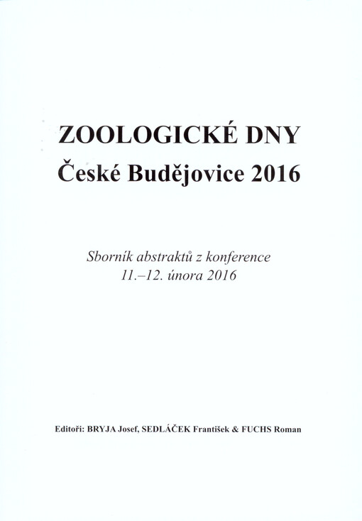 Zoologické dny Brno 2002: abstrakta referátů z konference 14.-15. února 2002