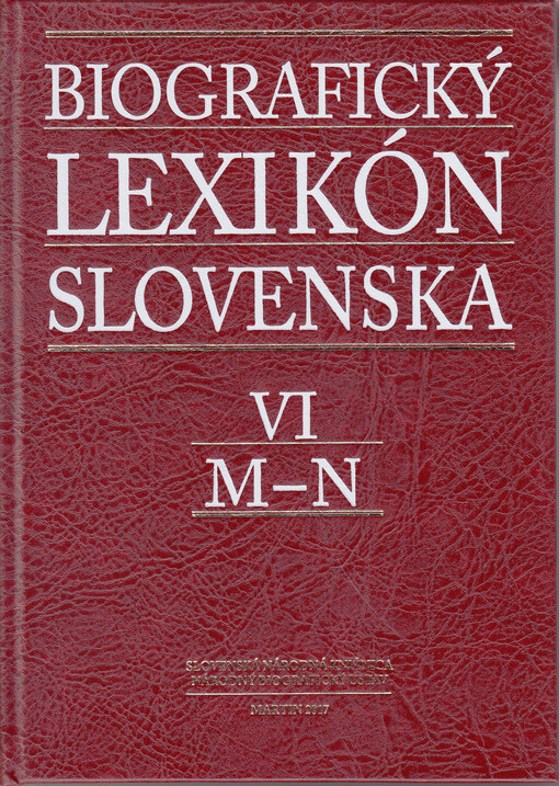 Biografický lexikón Slovenska, sv. 6