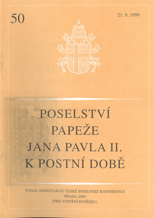 Poselství papeže Jana Pavla II. k postní době