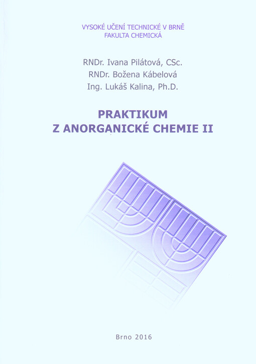 Praktikum z anorganické chemie II