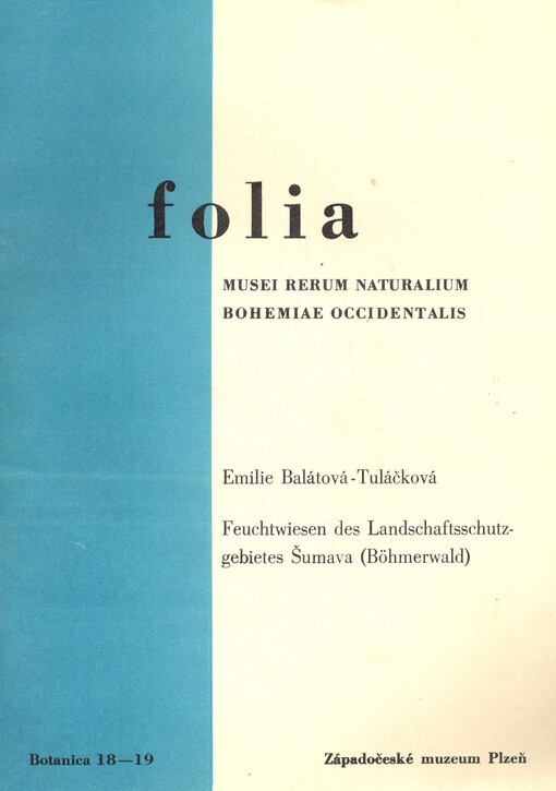 Feuchtwiesen des Landschaftsschutzgebietes Šumava (Böhmerwald)