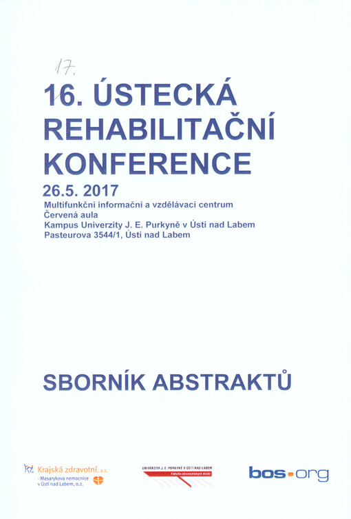 ... ústecká rehabilitační konference : Ústí nad Labem ... : sborník přednášek