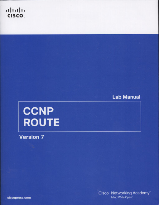 CCNP route lab manual : version 7