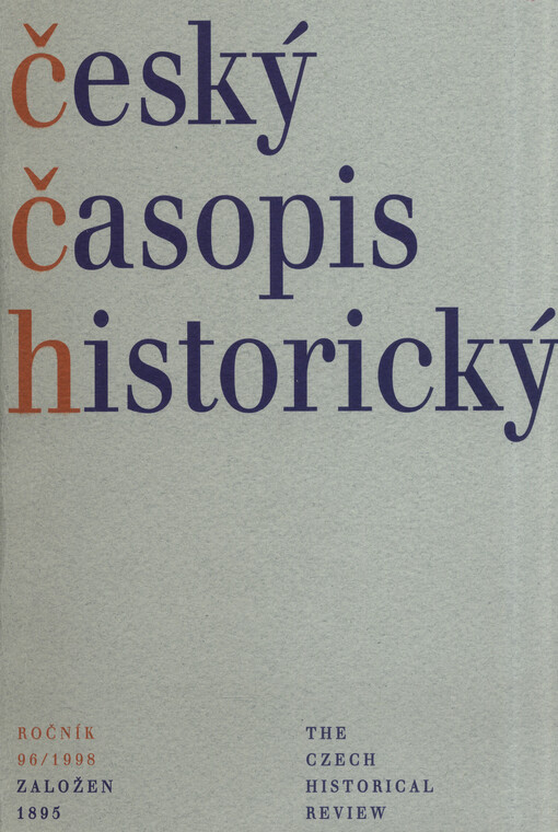Český časopis historický = The Czech Historical Review