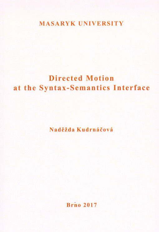 Directed motion at the syntax-semantics interface