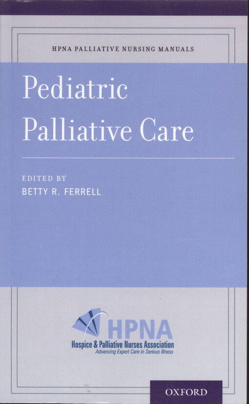 Pediatric palliative care