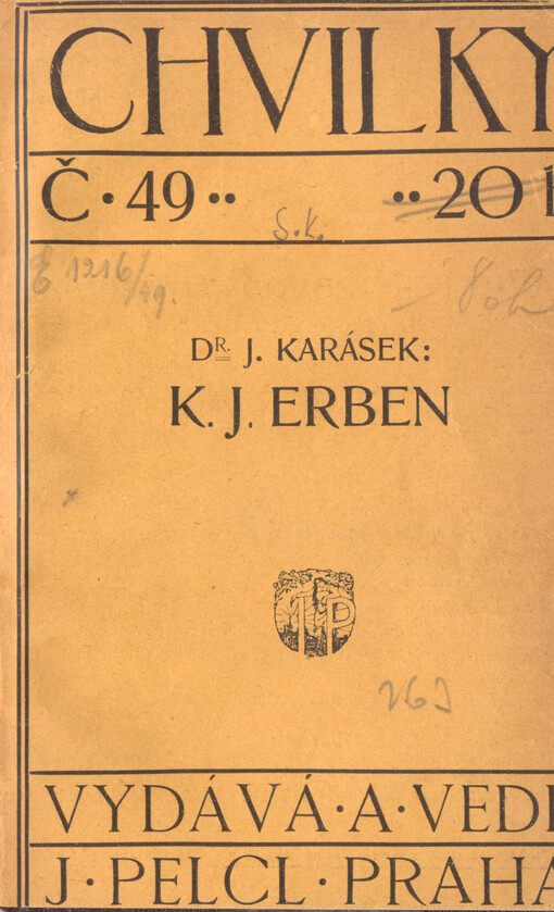 K.J. Erben :obrázek životopisný a literární