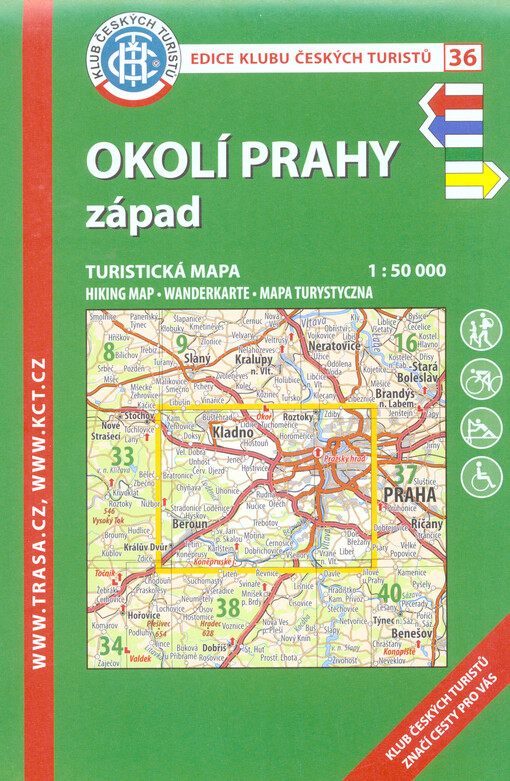 Okolí Prahy - západ : turistická mapa 1:50 000