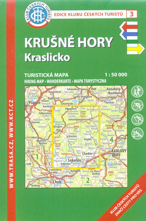 Krušné hory : Kraslicko : turistická mapa 1:50 000