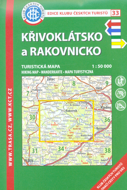 Křivoklátsko a Rakovnicko : turistická mapa 1:50 000