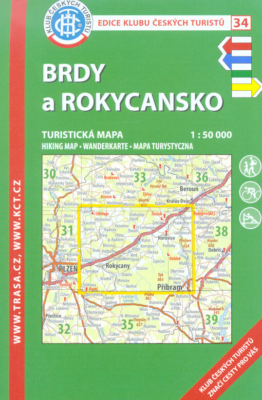 Brdy a Rokycansko : turistická mapa 1:50 000