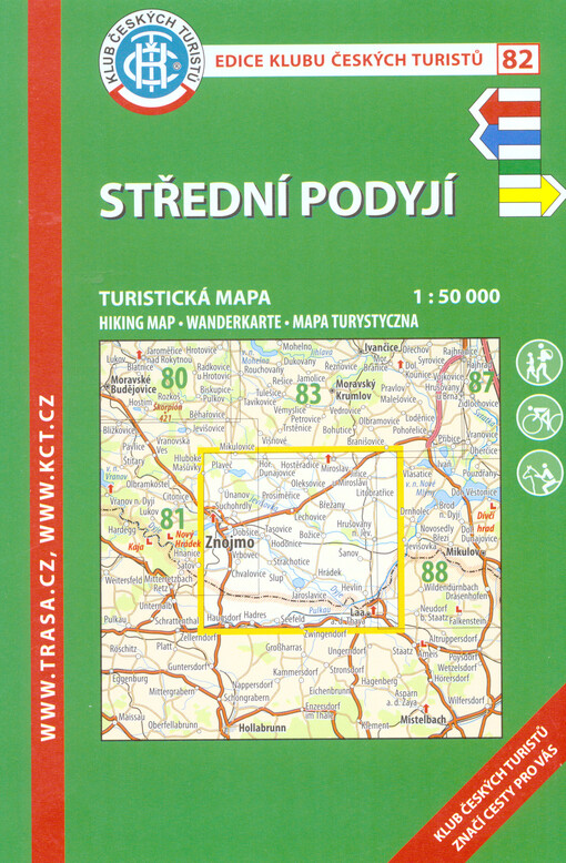 Střední Podyjí : turistická mapa 1:50 000