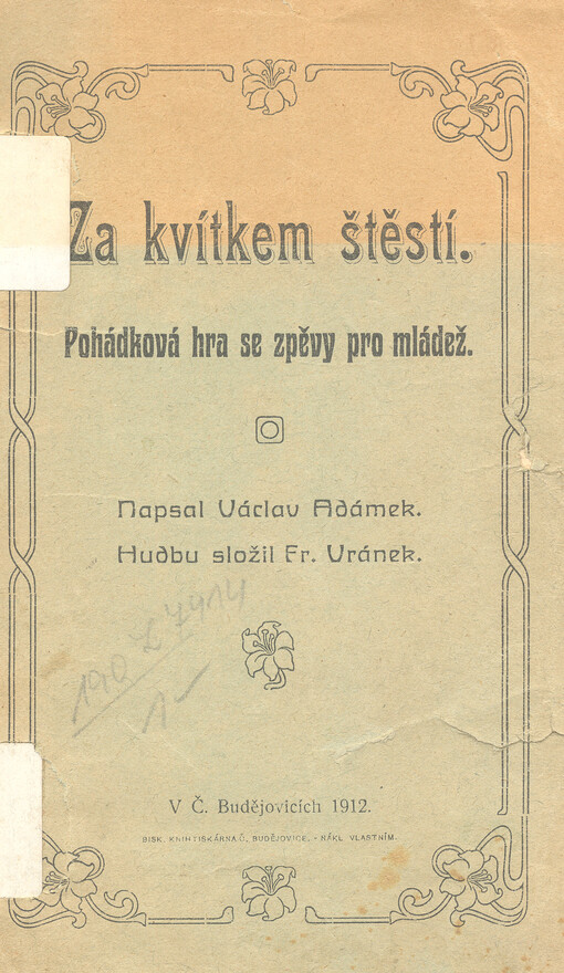 Za kvítkem štěstí : pohádková hra se zpěvy pro mládež
