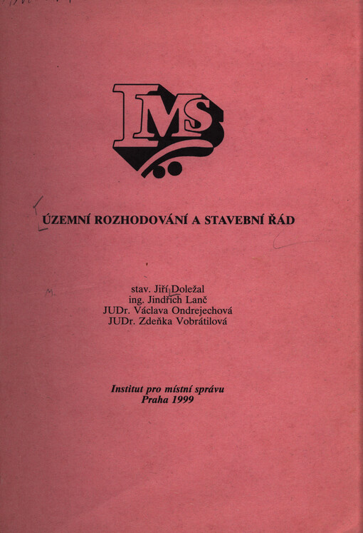Územní rozhodování a stavební řád