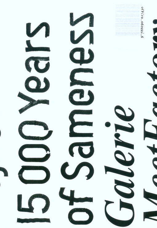 Dan Perjovschi (RO), Matěj Smetana (CZ) : 15 000 let stejnosti = 15 000 years of sameness : Galerie MeetFactory, 21.10.-29.11. 2015