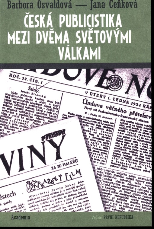 Česká publicistika mezi dvěma světovými válkami