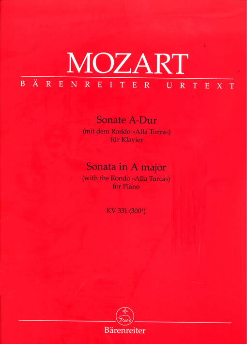 Sonate A-Dur (mit dem Rondo 