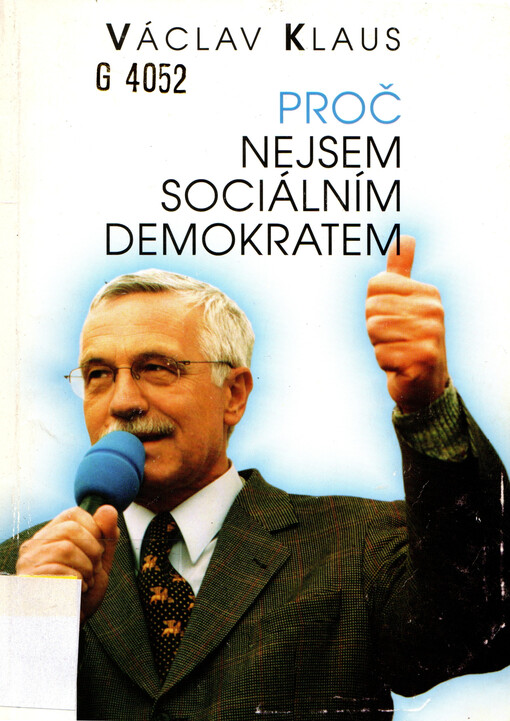 Proč nejsem sociálním demokratem.