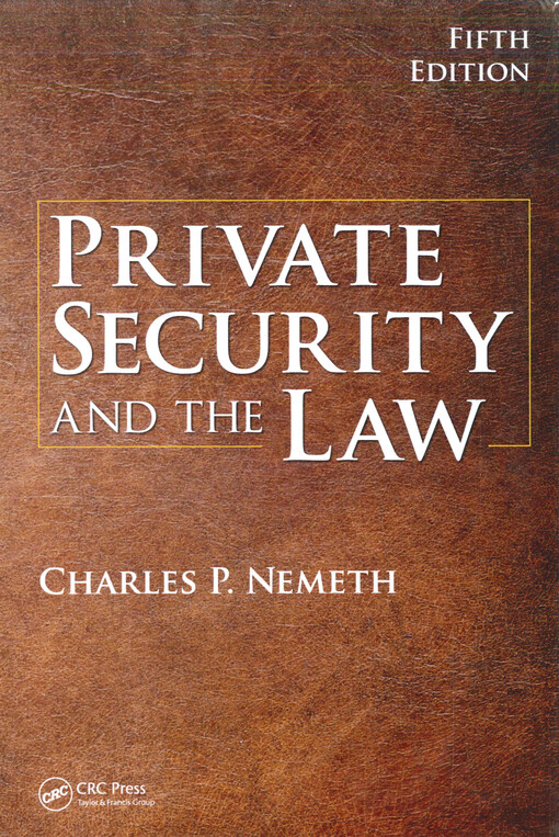 Private security and the law
