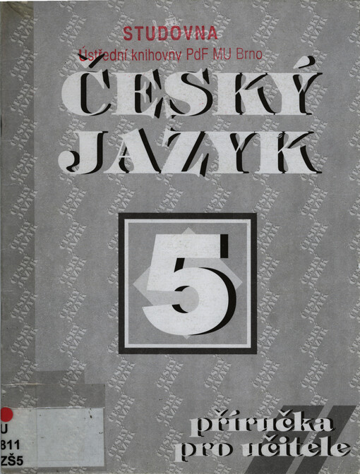 Český jazyk 5 : příručka pro učitele