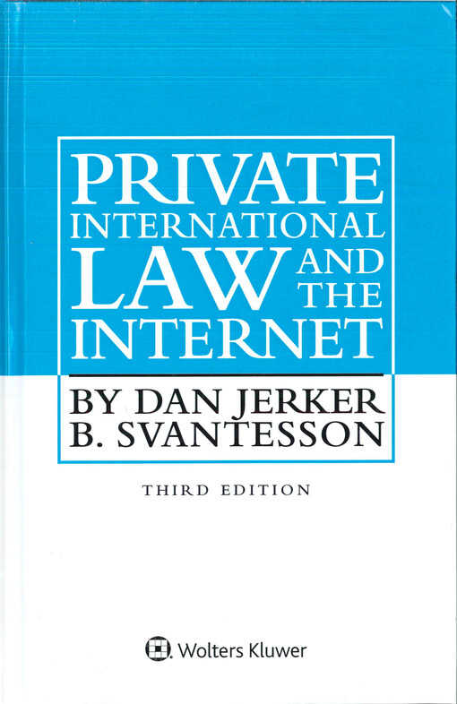 Private international law and the internet